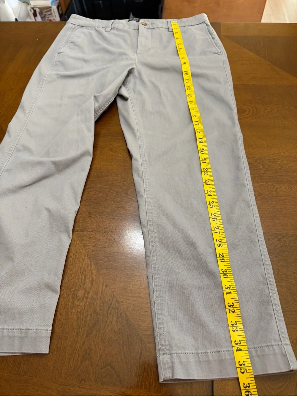 J.Crew High Rise Girlfriend Chino Pants Women’s 12P Petite Gray Stretch